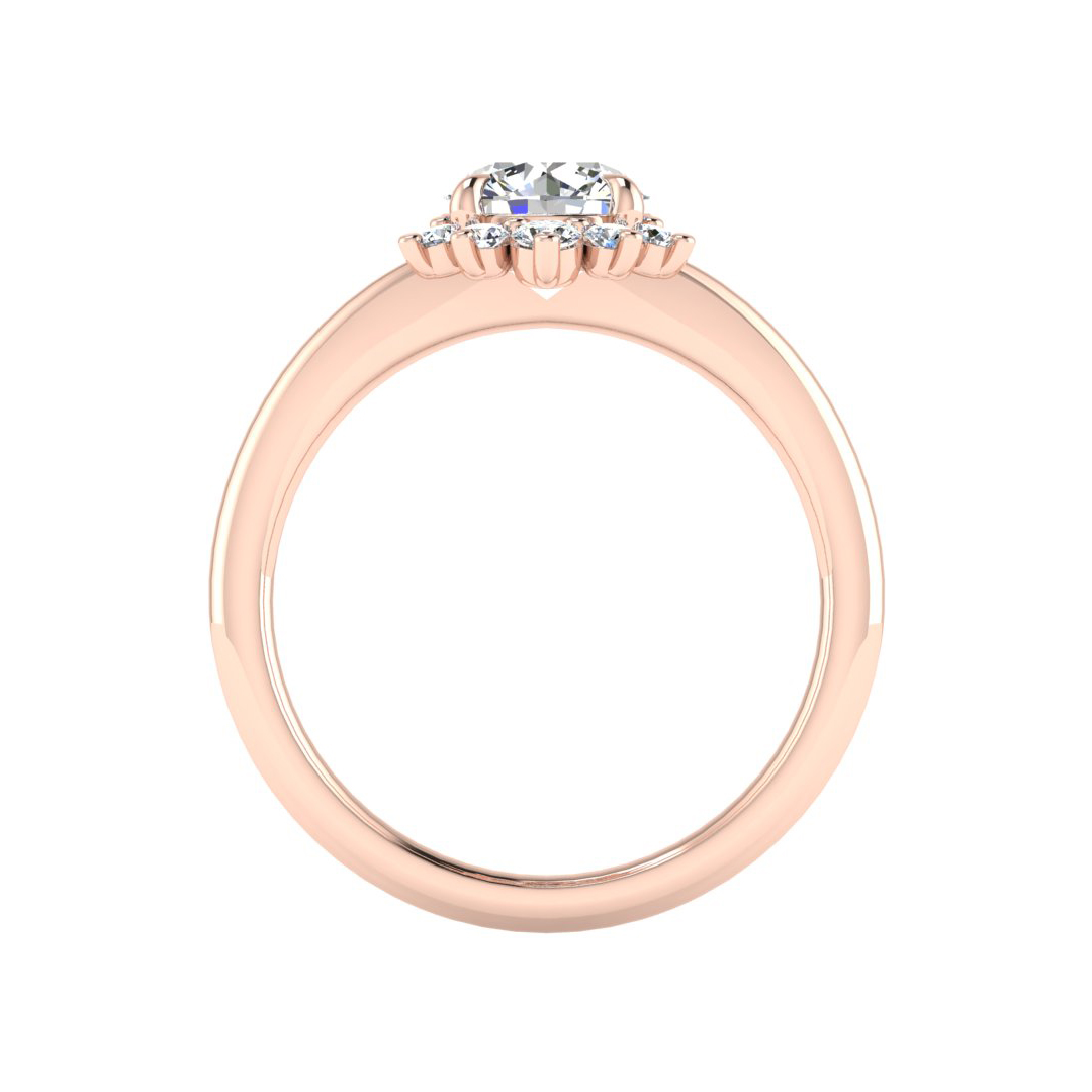 Tatum Halo Engagement Ring